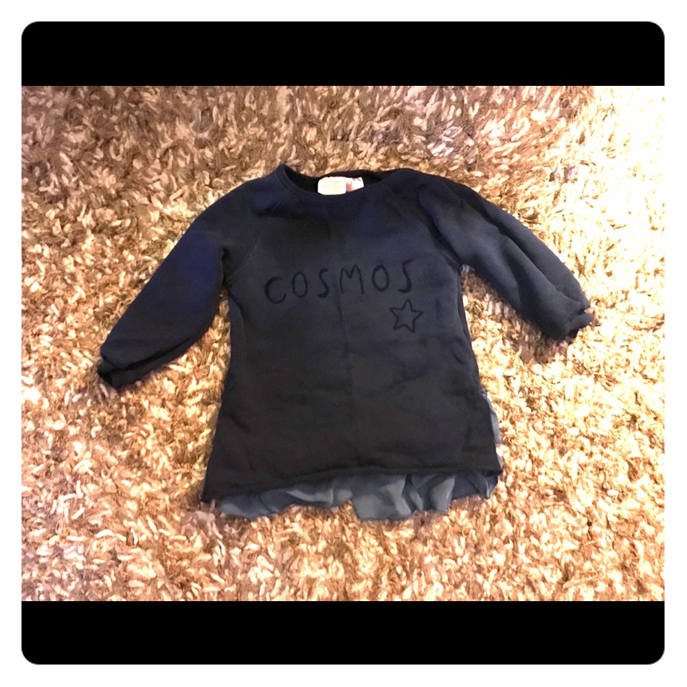 Zara BabyGirl “Cosmos” Contrast Dress